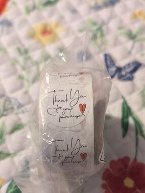 Thank You Stickers with Heart Design 500 Count New